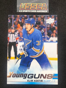 2019-20 Upper Deck Series Two  #C494 - Young Guns - Klim Kostin - St. Louis Blues