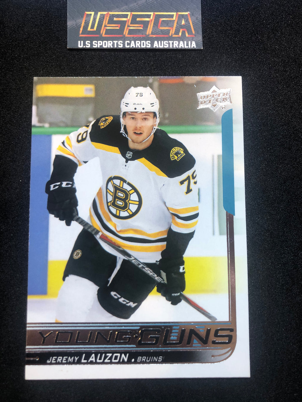 2018-19 Upper Deck Series 2 #456 - Young Guns - Jeremy Lauzon - Boston Bruins RC