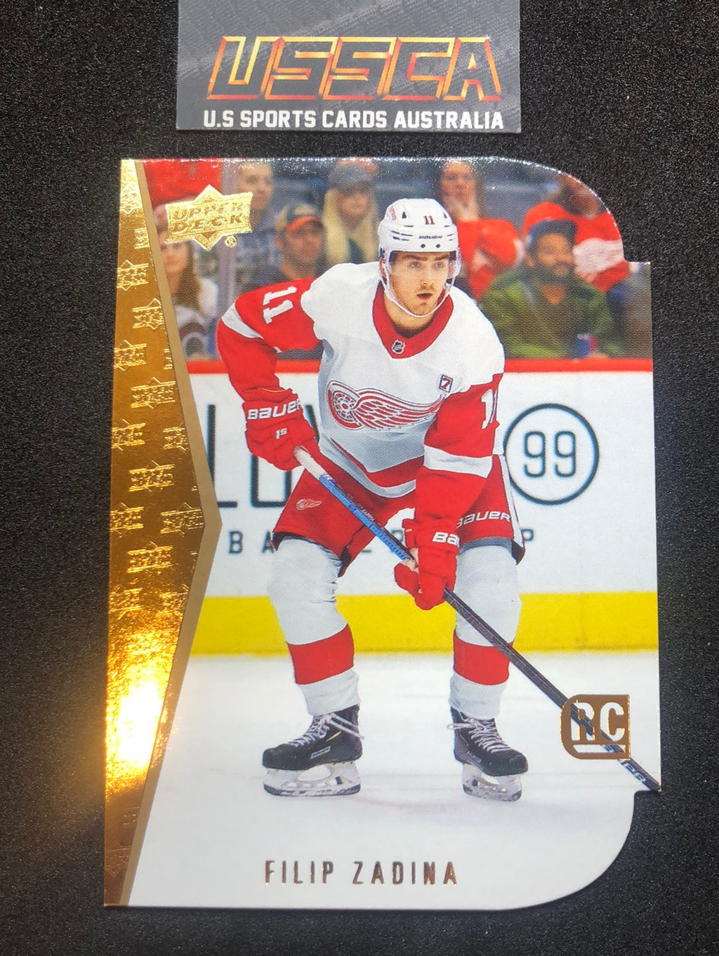 2019-20 Upper Deck Series 1 - Rookie Tribute Die Cuts #2 Filip Zadina -  Detroit Red Wings