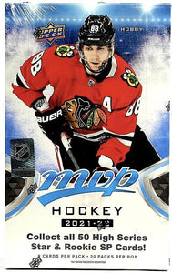 2021-22 Upper Deck MVP Hockey Hobby Box NHL