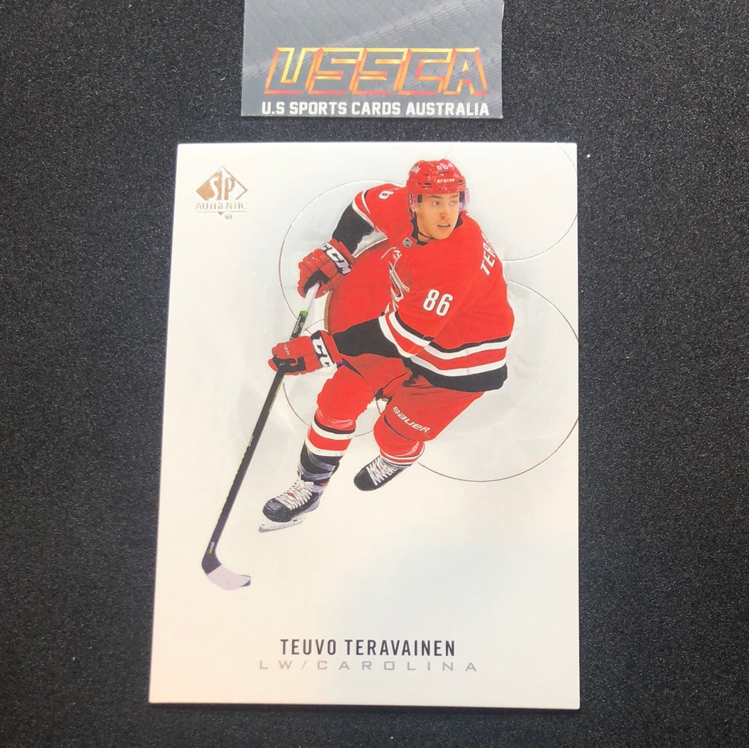 2020-21 Upper Deck SP Authentic Hockey (Base) #059 - Teuvo Teravainen - Carolina Hurricanes