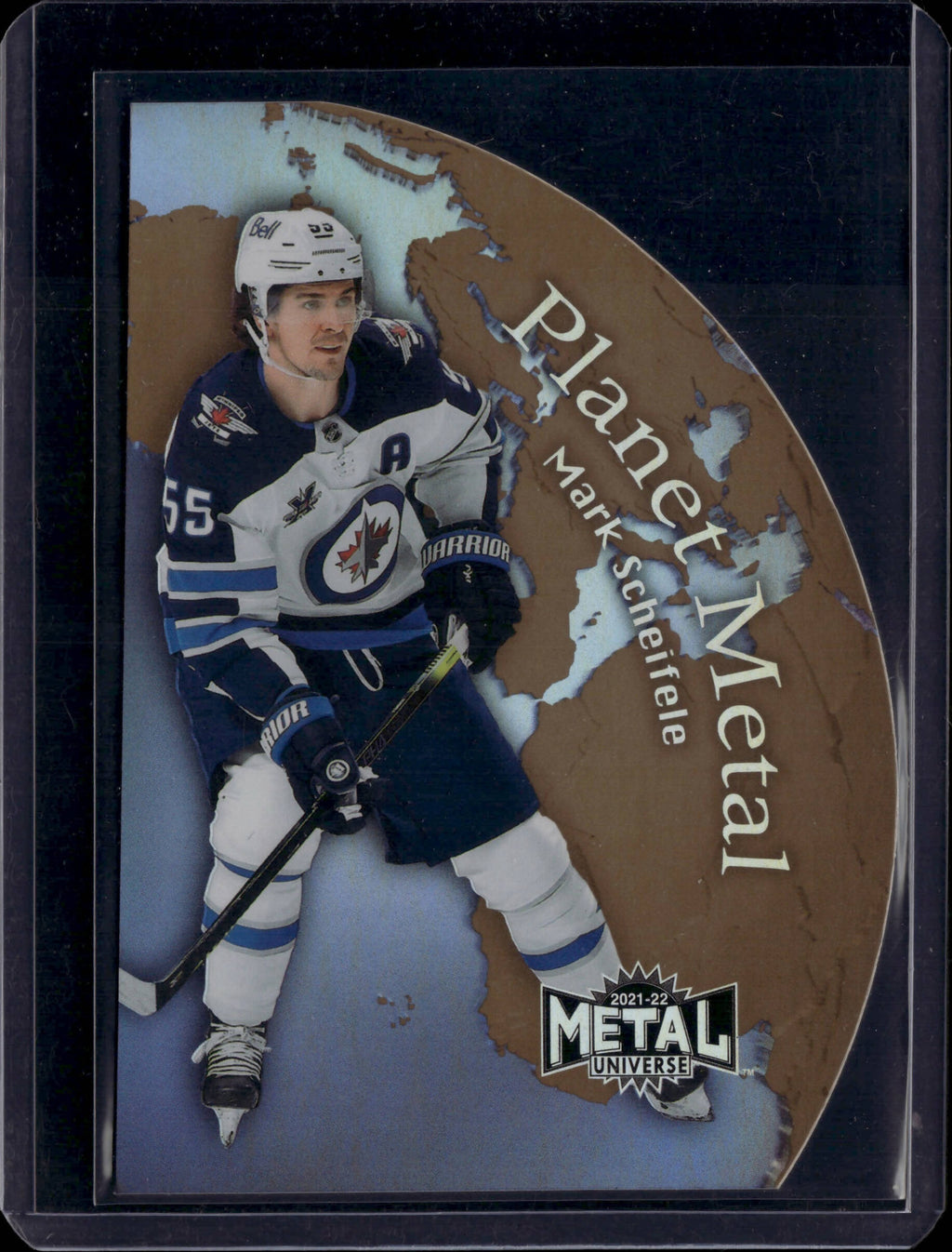 2021-22 Upper Deck Skybox Metal Universe Planet Metal #PM-12 Mark Scheifele - Winnipeg Jets