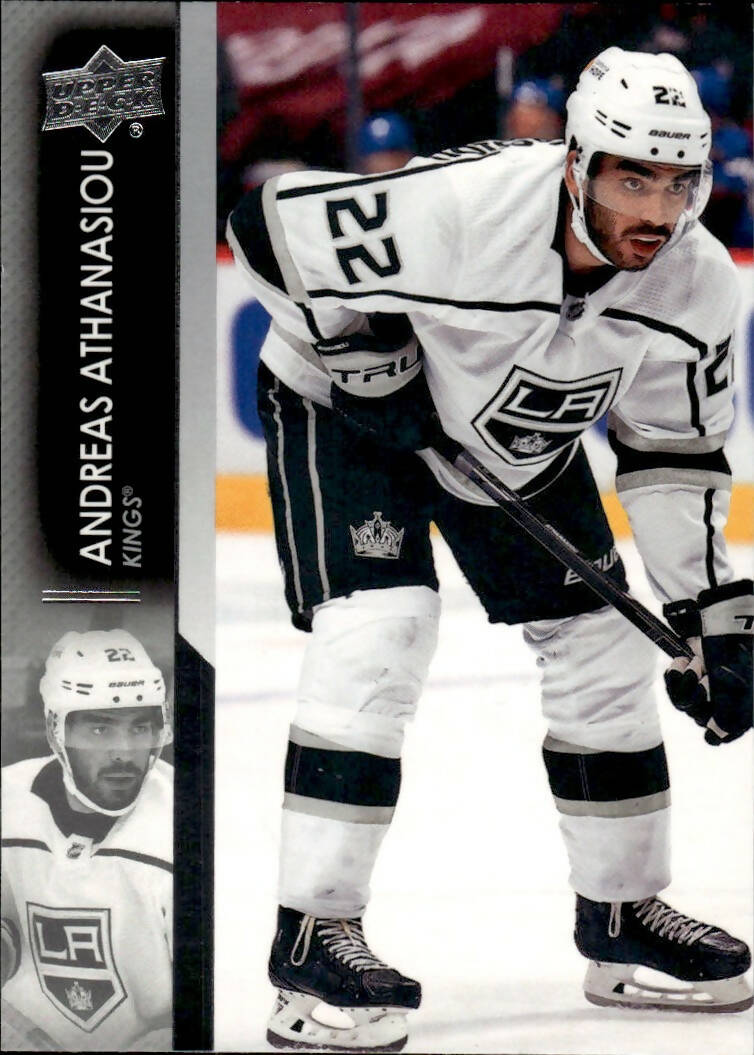 2021-22 Upper Deck Series 2 Hockey - Base #333 Andreas Athanasiou - Los Angeles Kings