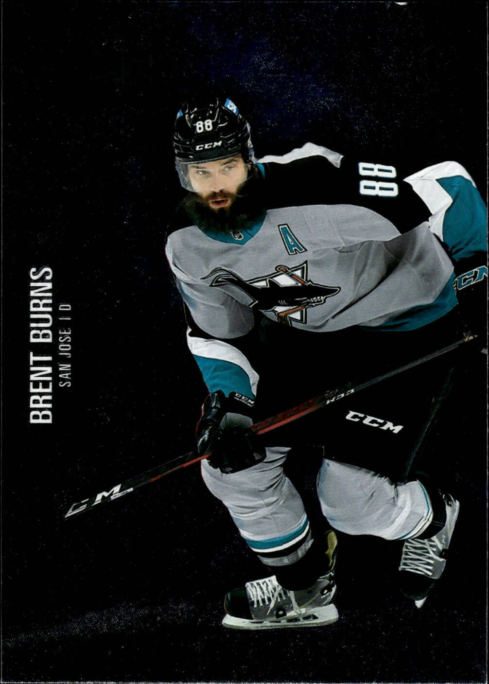 2021-22 Upper Deck Skybox Metal Universe Hockey Base #62 Brent Burns - San Jose Sharks