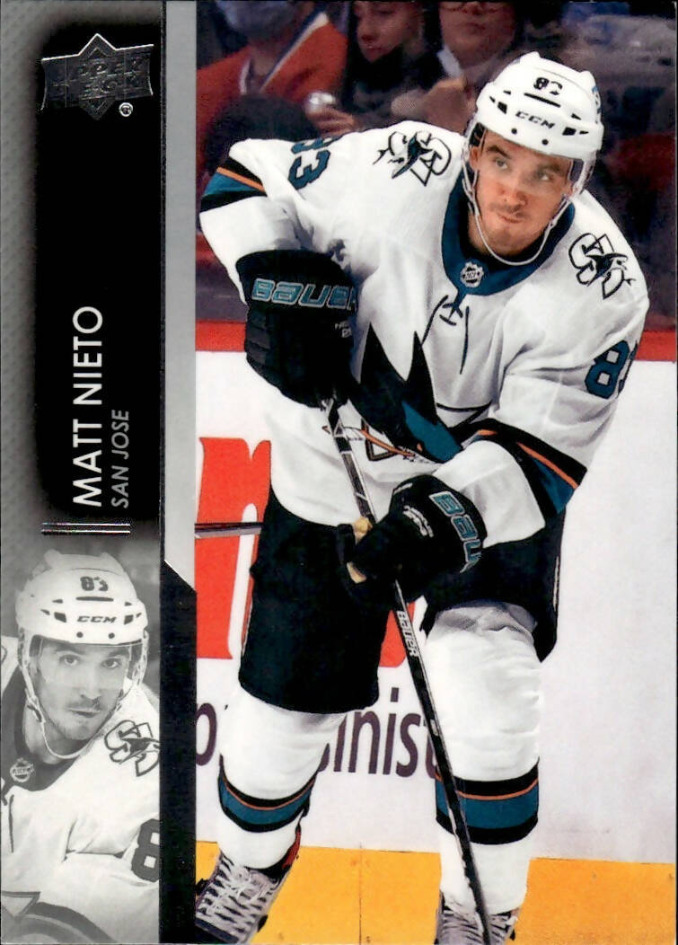 2021-22 Upper Deck Series 2 Hockey - Base #397 Matt Nieto - San Jose Sharks