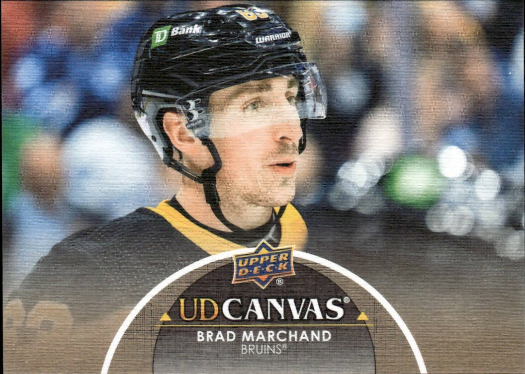 2021-22 Upper Deck Series 2 Hockey - UD Canvas #C126 Brad Marchand - Boston Bruins