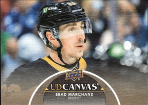 2021-22 Upper Deck Series 2 Hockey - UD Canvas #C126 Brad Marchand - Boston Bruins