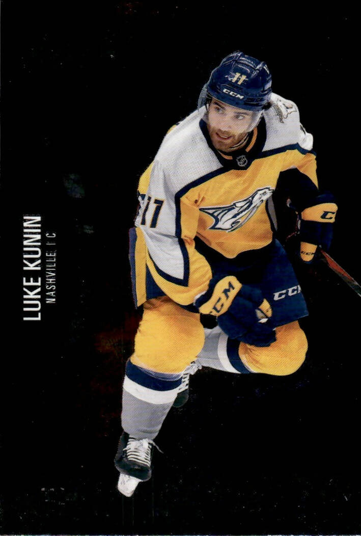 2021-22 Upper Deck Skybox Metal Universe Hockey Alt Jersey #114 Luke Kunin - Nashville Predators