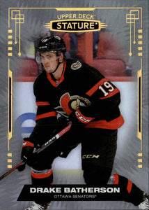 2021-22 Upper Deck Stature - Base #95 Drake Batherson - Ottawa Senators