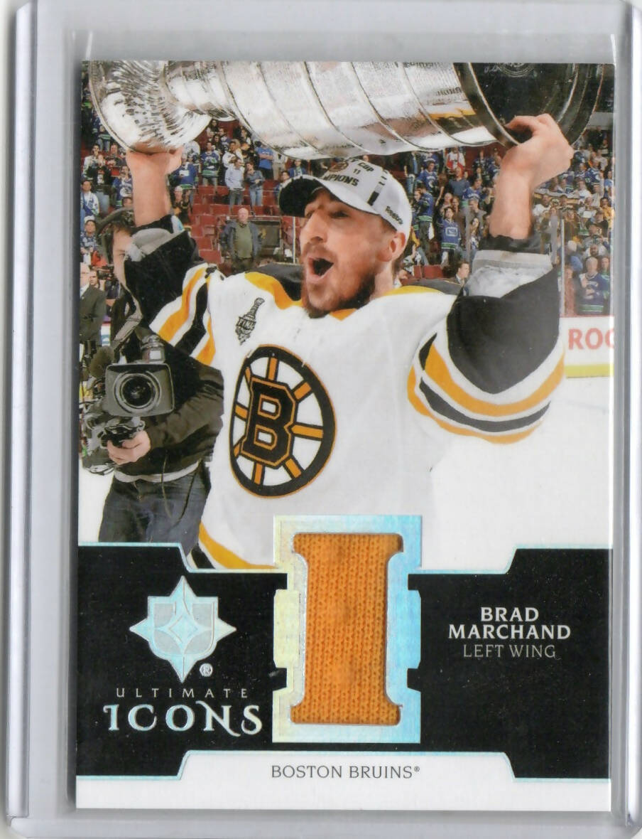 2018-19 Upper Deck Ultimate Collection Hockey - Ultimate Icons - Yellow #UI-BM Brad Marchand - Boston Bruins