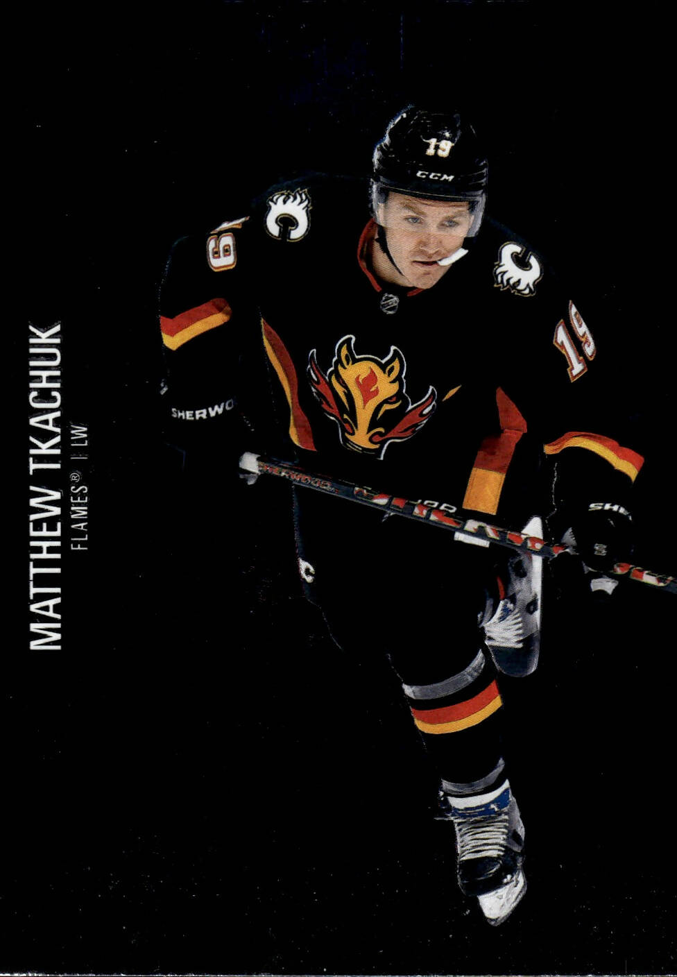 2021-22 Upper Deck Skybox Metal Universe Hockey Alt Jersey #105 Matthew Tkachuk - Calgary Flames