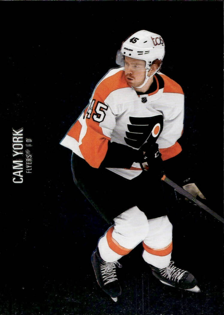 2021-22 Upper Deck Skybox Metal Universe Hockey Rookies #182 Cam York - Philadelphia Flyers