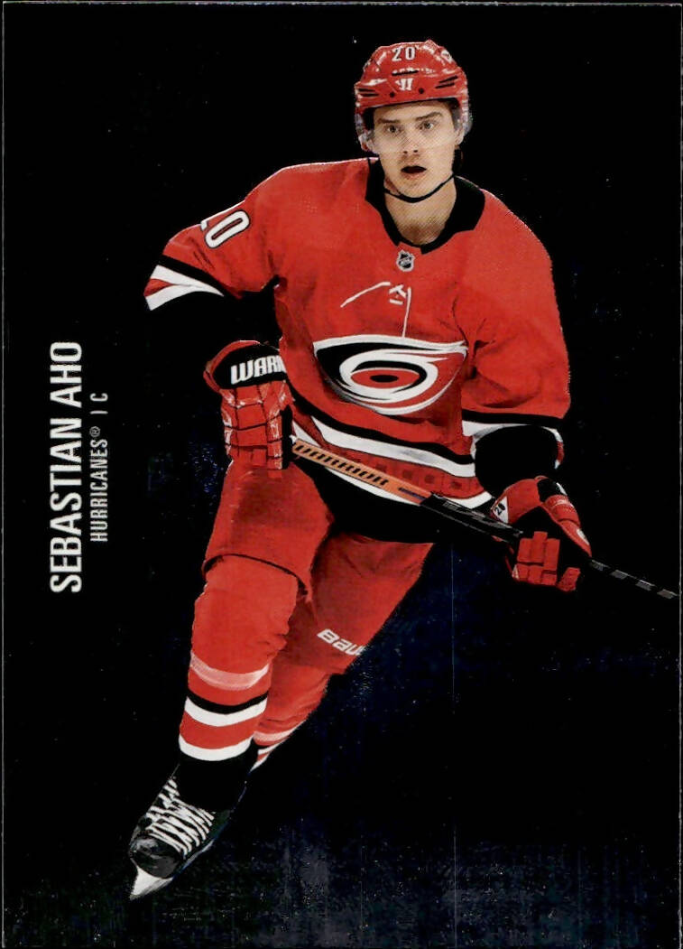 2021-22 Upper Deck Skybox Metal Universe Hockey Base #11 Sebastian Aho - Carolina Hurricanes