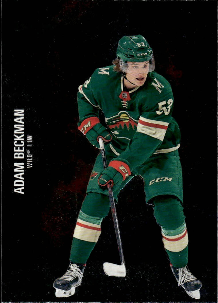 2021-22 Upper Deck Skybox Metal Universe Hockey Rookies #176 Adam Beckman - Minnesota Wild