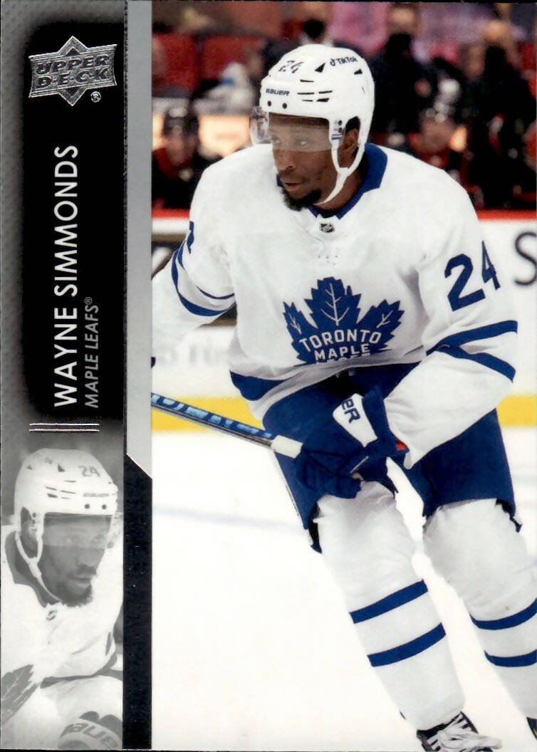 2021-22 Upper Deck Series 2 Hockey - Base #421 Wayne Simmonds - Toronto Maple Leafs