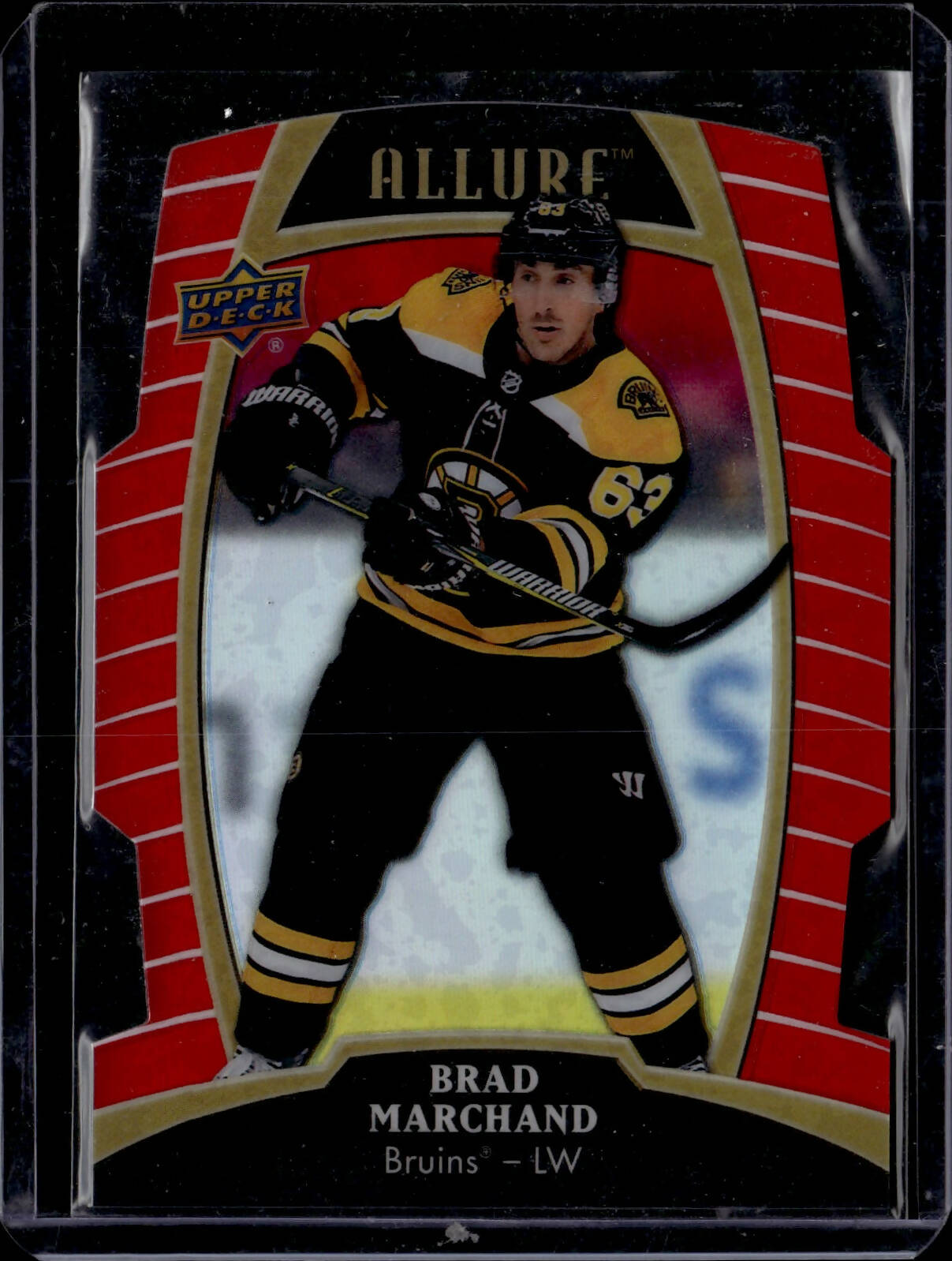 2019-20 Upper Deck Allure Hockey - Red Rainbow #14 Brad Marchand - Boston Bruins