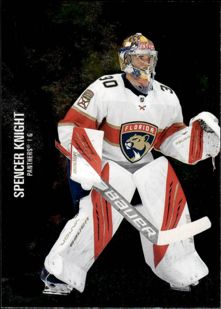 2021-22 Upper Deck Skybox Metal Universe Hockey Rookies #160 Spencer Knight - Florida Panthers