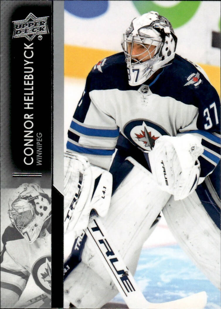 2021-22 Upper Deck Series 2 Hockey - Base #446 Connor Hellebuyck - Winnipeg Jets