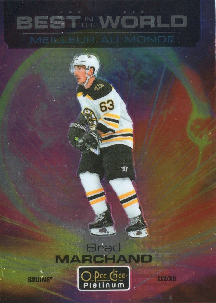 2020-21 Upper Deck O-Pee-Chee Platinum Hockey - Best In The World #BW-13 Brad Marchand - Boston Bruins