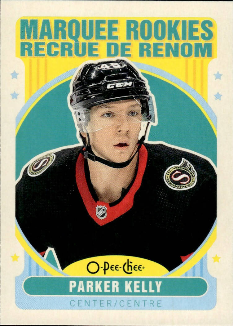 2021-22 Upper Deck Series 2 Hockey - O-Pee-Chee Update - Marquee Rookies - Retro #632 Parker Kelly - Ottawa Senators
