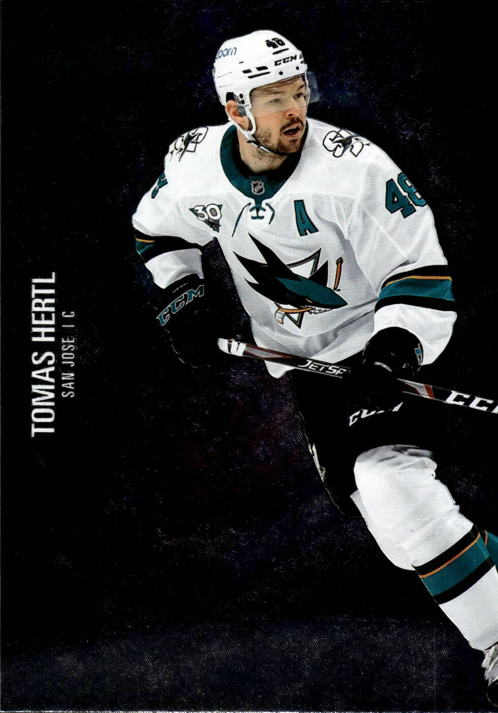 2021-22 Upper Deck Skybox Metal Universe Hockey Base #69 Tomas Hertl - San Jose Sharks