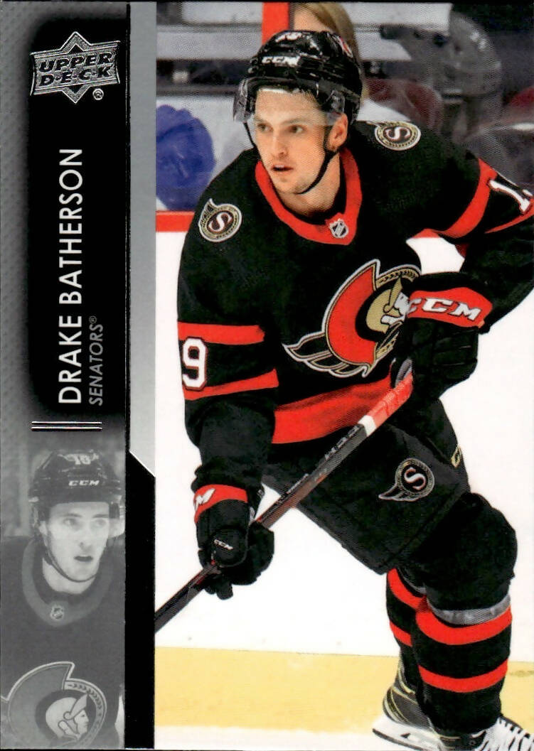 2021-22 Upper Deck Series 2 Hockey - Base #374 Drake Batherson - Ottawa Senators