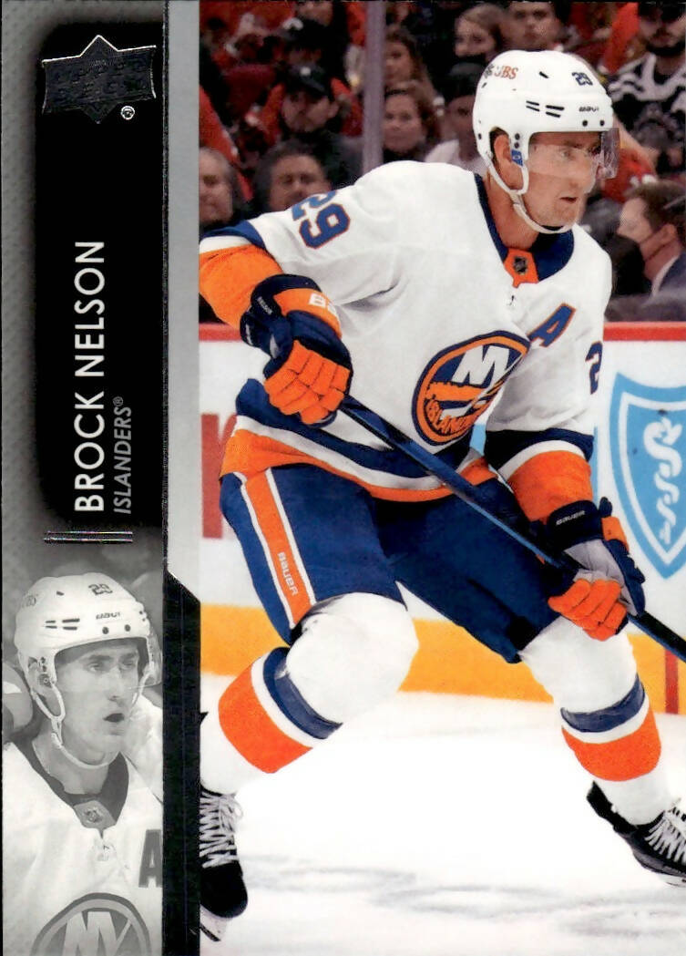 2021-22 Upper Deck Series 2 Hockey - Base #365 Brock Nelson - New York Islanders