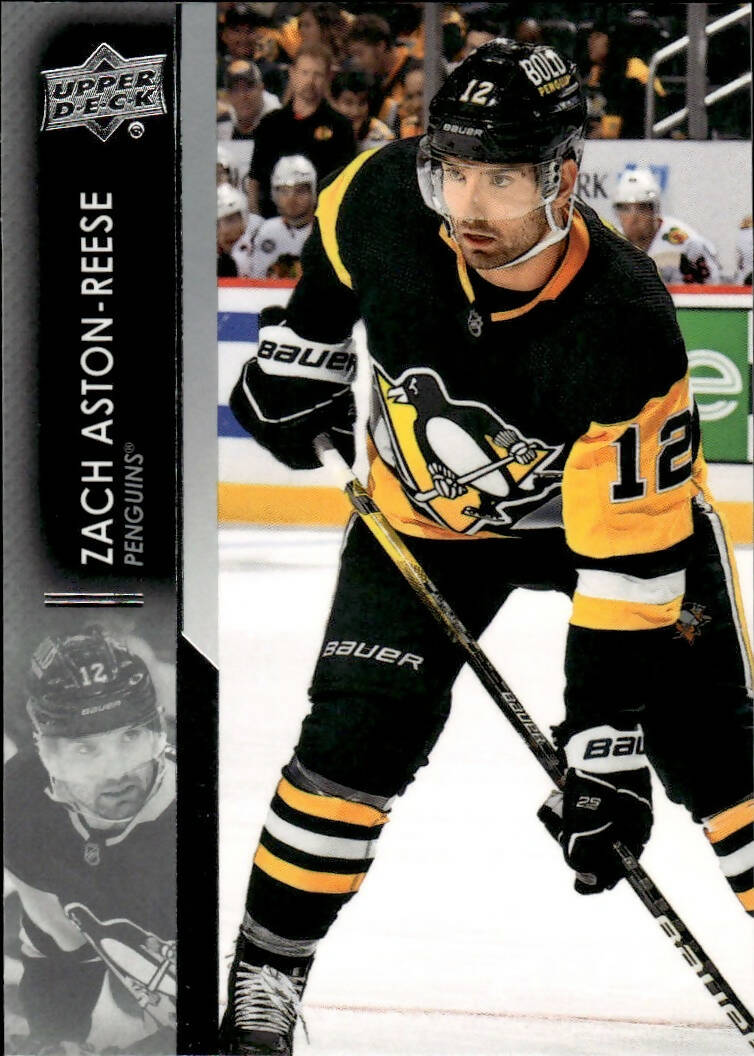 2021-22 Upper Deck Series 2 Hockey - Base #386 Zach Aston-Reese - Pittsburgh Penguins