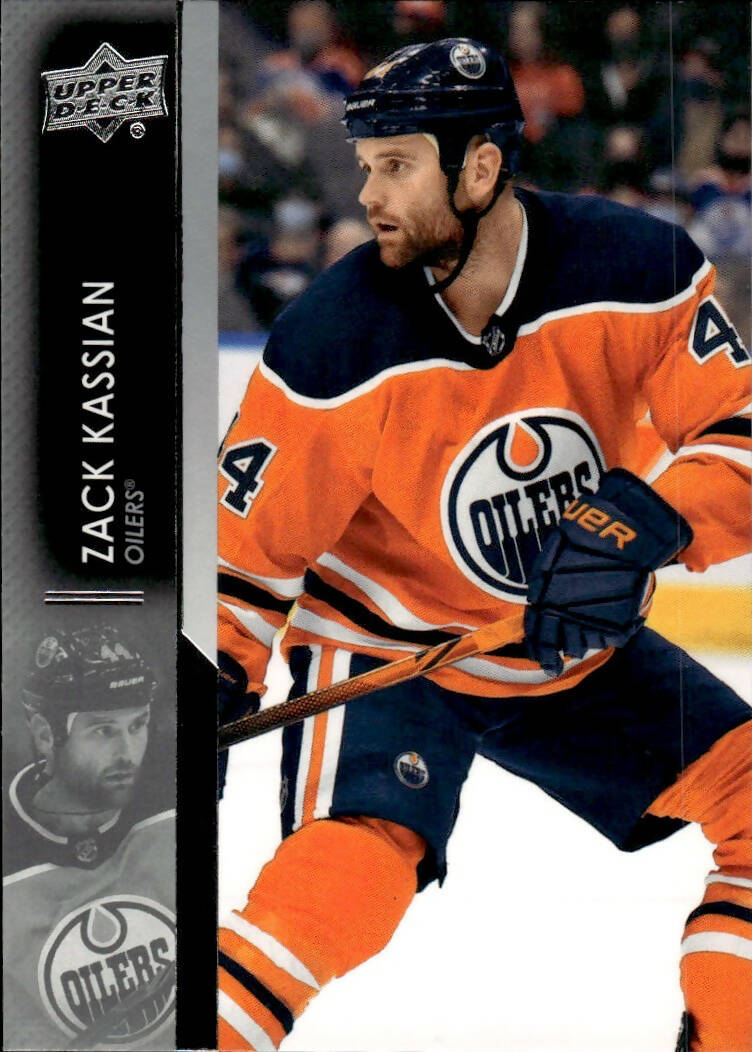 2021-22 Upper Deck Series 2 Hockey - Base #322 Zack Kassian - Edmonton Oilers