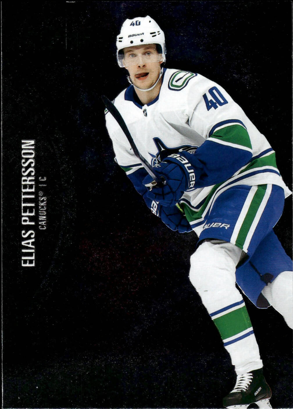 2021-22 Upper Deck Skybox Metal Universe Hockey Base #77 Elias Pettersson - Vancouver Canucks