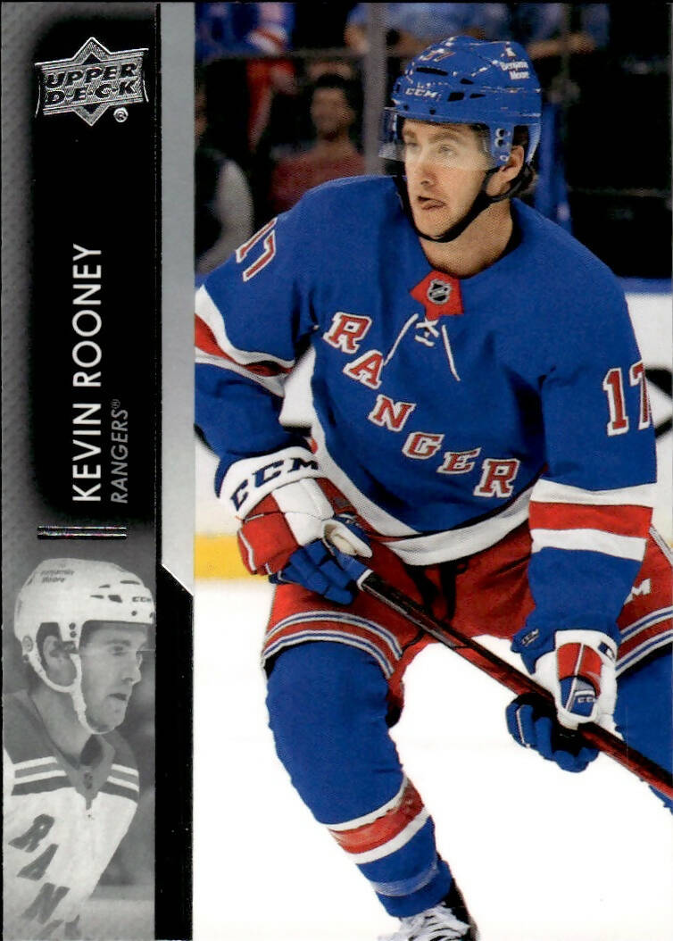 2021-22 Upper Deck Series 2 Hockey - Base #370 Kevin Rooney - New York Rangers