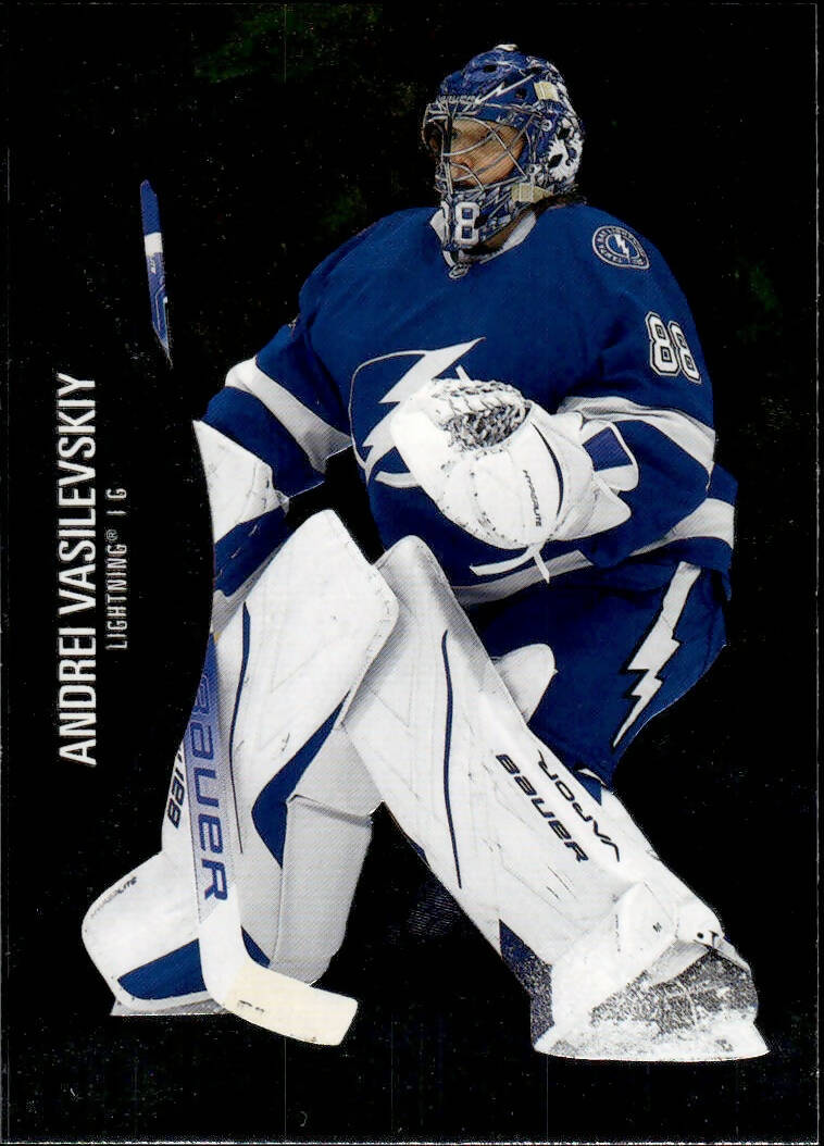 2021-22 Upper Deck Skybox Metal Universe Hockey Base #40 Andrei Vasilevskiy - Tampa Bay Lightning