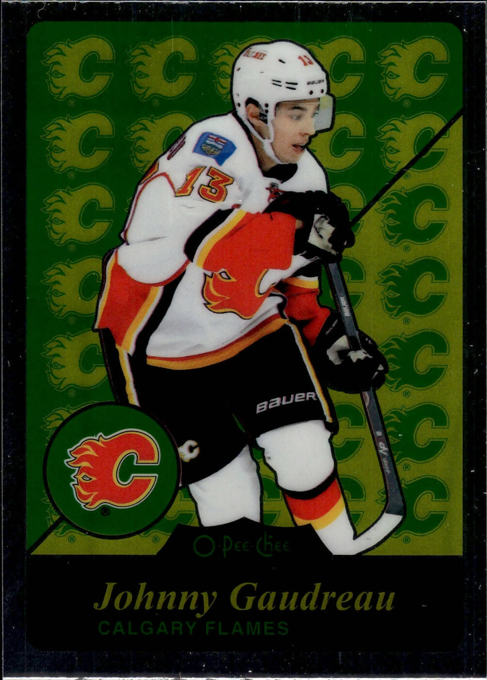 2015-16 O-Pee-Chee Platinum Hockey Retro #R49 Johnny Gaudreau - Calgary Flames