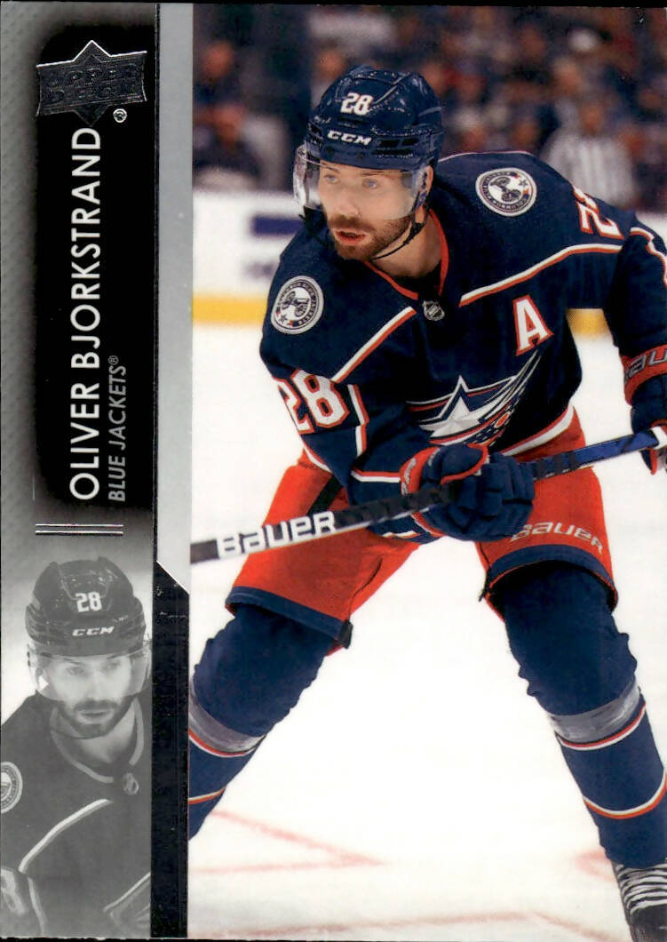 2021-22 Upper Deck Series 2 Hockey - Base #301 Oliver Bjorkstrand - Columbus Blue Jackets